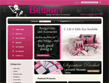 Tablet Screenshot of bridgetlovesbridge.com